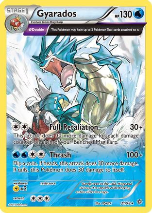 Gyarados (021/98) [XY  Ancient Origins] Reverse Holofoil - Holo Rare