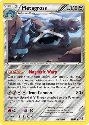 Metagross (049/98) [XY  Ancient Origins] Normal - Rare