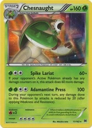 Chesnaught (011/162) [XY  BREAKthrough] Holofoil - Holo Rare