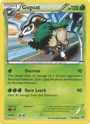 Gogoat (017/162) [XY  BREAKthrough] Normal - Uncommon