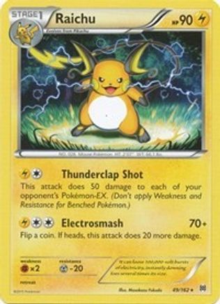 Raichu (049/162) [XY  BREAKthrough] Normal - Rare