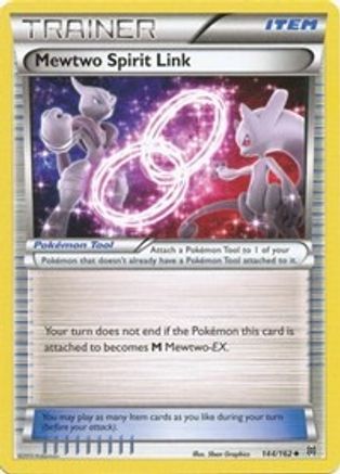 Mewtwo Spirit Link (144/162) [XY  BREAKthrough] Reverse Holofoil - Uncommon