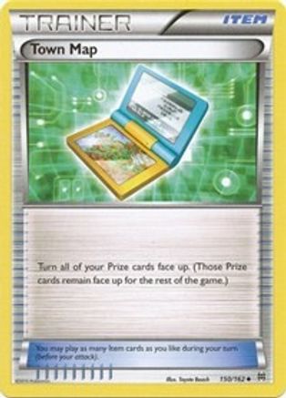 Town Map (150/162) [XY  BREAKthrough] Normal - Uncommon