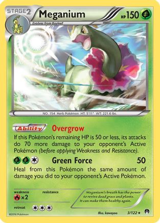 Meganium (003/122) [XY  BREAKpoint] Holofoil - Holo Rare