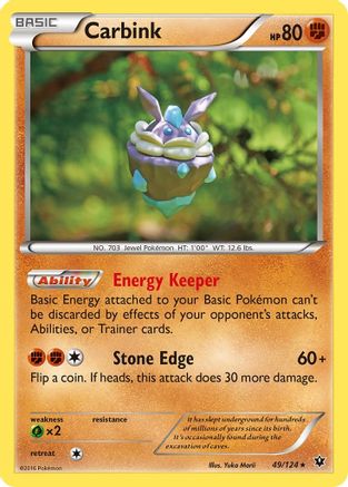 Carbink (049/124) [XY  Fates Collide] Normal - Rare