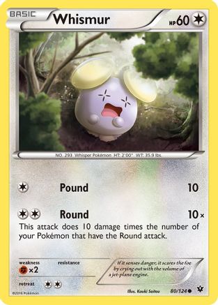 Whismur (080/124) [XY  Fates Collide] Normal - Common