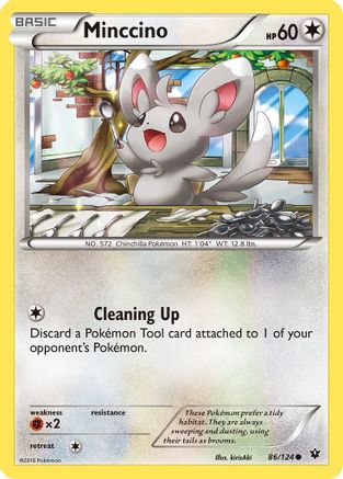 Minccino (086/124) [XY  Fates Collide] Normal - Common