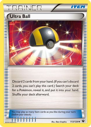 Ultra Ball (113/124) [XY  Fates Collide] Reverse Holofoil - Uncommon