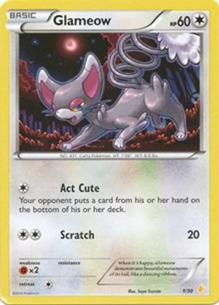 Glameow (1) [XY Trainer Kit Pikachu Libre & Suicune] Normal - Common