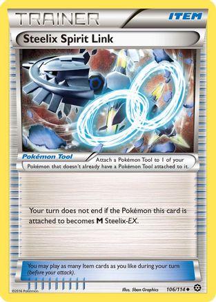 Steelix Spirit Link (106/114) [XY  Steam Siege] Reverse Holofoil - Uncommon
