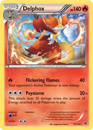 Delphox (XY Fates Collide) (13/124) [Deck Exclusives] Normal - Rare