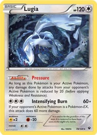 Lugia (XY Fates Collide) (078/124) [Deck Exclusives] Holofoil - Holo Rare