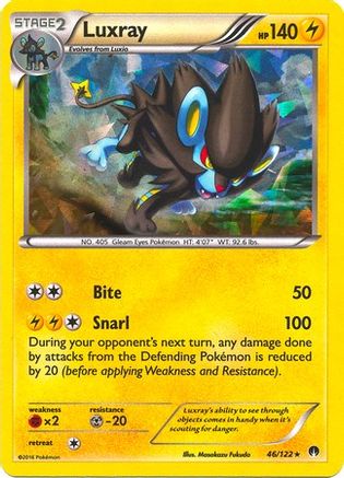 Luxray (Cracked Ice Holo) (46/122) [Deck Exclusives] Holofoil - Holo Rare