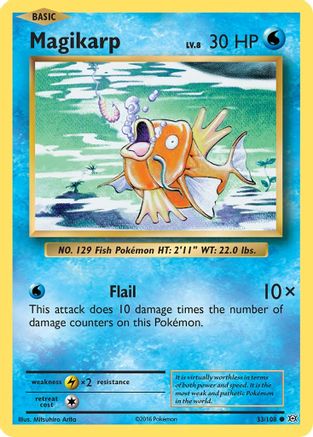 Magikarp (033/108) [XY  Evolutions] Normal - Common