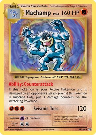 Machamp (059/108) [XY  Evolutions] Holofoil - Holo Rare