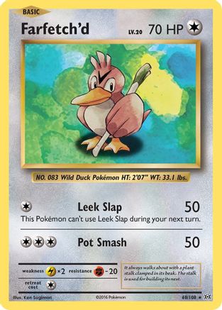 Farfetch'd (068/108) [XY  Evolutions] Normal - Rare