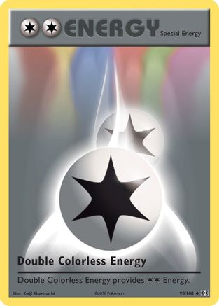 Double Colorless Energy (090/108) [XY  Evolutions] Reverse Holofoil - Uncommon