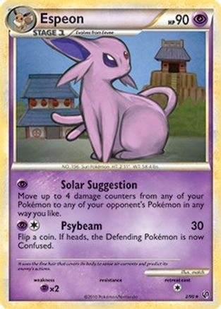 Espeon (HGSS Undaunted) (2/090) [Deck Exclusives] Normal - Rare