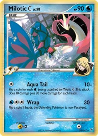 Milotic C (DPPt Supreme Victors) (35/147) [Deck Exclusives] Holofoil - Holo Rare