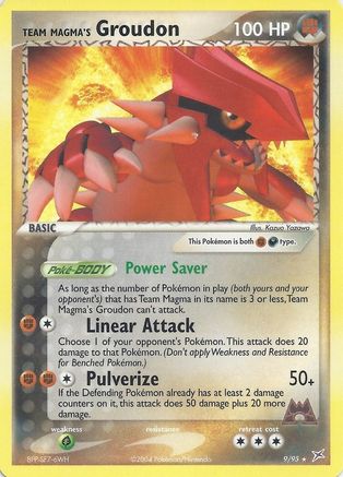 Team Magma's Groudon (EX Team Magma vs Team Aqua) (9/095) [Deck Exclusives] Normal - Rare