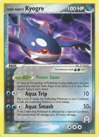 Team Aqua's Kyogre (EX Team Magma vs Team Aqua) (3/095) [Deck Exclusives] Normal - Rare