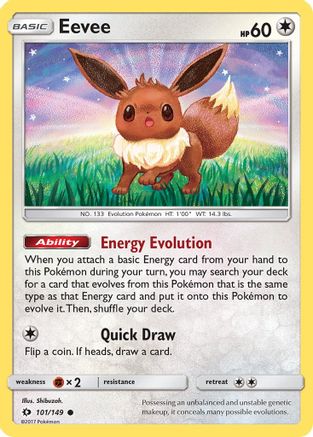 Eevee (101/149) [SM Base Set] Normal - Common