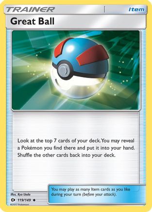 Great Ball (119/149) [SM Base Set] Reverse Holofoil - Uncommon