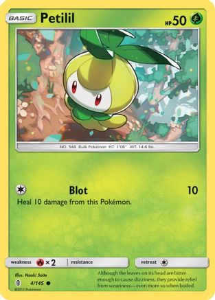 Petilil (004/145) [SM  Guardians Rising] Reverse Holofoil - Common