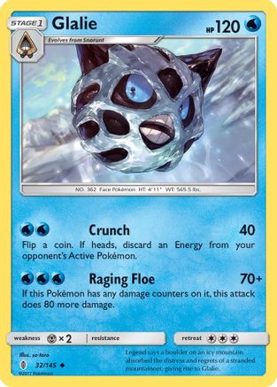 Glalie (32/145) [SM  Guardians Rising] Normal - Uncommon
