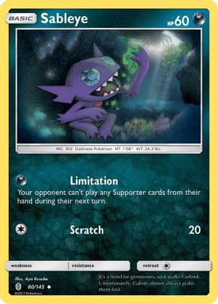 Sableye (080/145) [SM  Guardians Rising] Normal - Uncommon