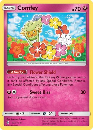 Comfey (093/145) [SM  Guardians Rising] Holofoil - Holo Rare