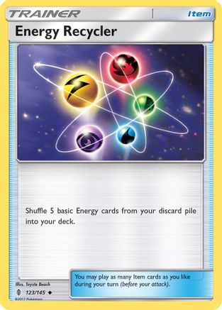 Energy Recycler (123/145) [SM  Guardians Rising] Reverse Holofoil - Uncommon