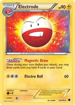Electrode (BW Plasma Freeze) (033/116) [Deck Exclusives] Normal - Rare