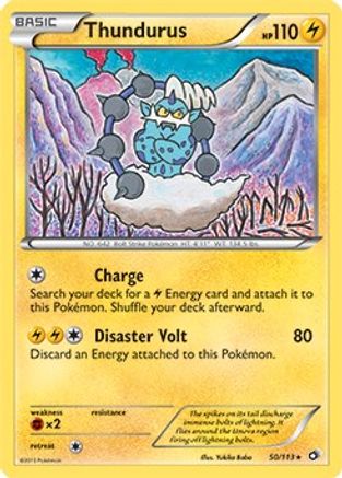 Thundurus (BW Legendary Treasures) (50/113) [Deck Exclusives] Normal - Rare