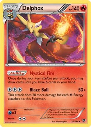 Delphox (XY Base Set) (026/146) [Deck Exclusives] Normal - Rare