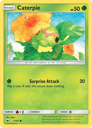 Caterpie (001/147) [SM  Burning Shadows] Normal - Common