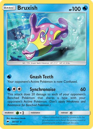 Bruxish (38/147) [SM  Burning Shadows] Normal - Rare