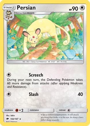 Persian (102/147) [SM  Burning Shadows] Normal - Rare