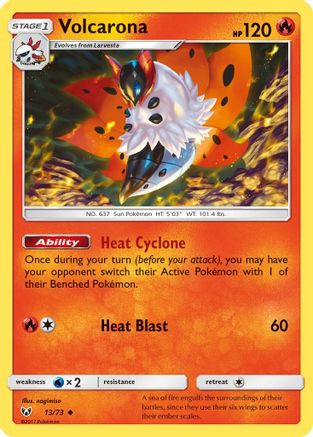 Volcarona (013/73) [Shining Legends] Normal - Uncommon