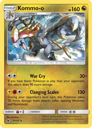 Kommo-o (077/111) [SM  Crimson Invasion] Normal - Rare