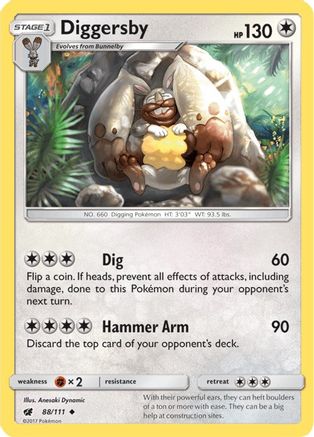 Diggersby (088/111) [SM  Crimson Invasion] Normal - Uncommon