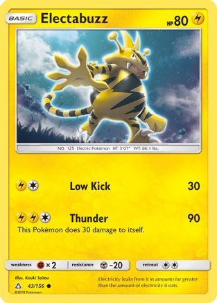 Electabuzz (043/156) [SM  Ultra Prism] Normal - Common