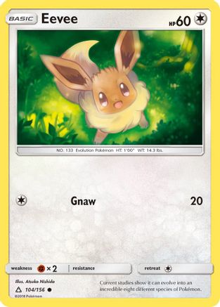 Eevee (104/156) [SM  Ultra Prism] Normal - Common