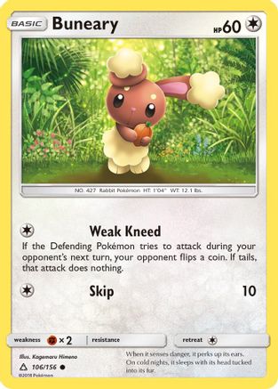 Buneary (106/156) [SM  Ultra Prism] Normal - Common
