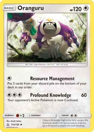 Oranguru (114/156) [SM  Ultra Prism] Normal - Uncommon
