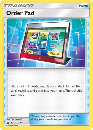 Order Pad (131/156) [SM  Ultra Prism] Normal - Uncommon