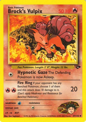 Brock's Vulpix (037/132) [Gym Challenge] Unlimited - Uncommon