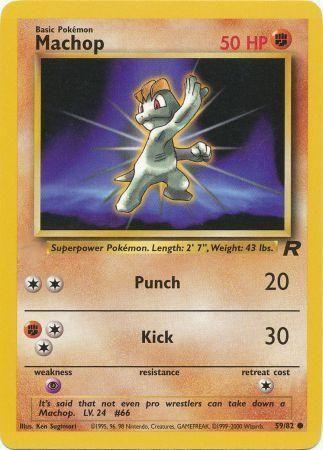 Machop (059/82) [Team Rocket] Unlimited - Common