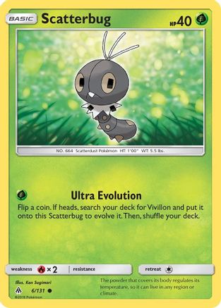 Scatterbug (6/131) [SM  Forbidden Light] Normal - Common