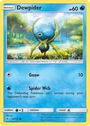 Dewpider (32/131) [SM  Forbidden Light] Normal - Common